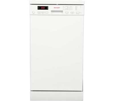 SHARP  QW-S22F472W Slimline Dishwasher - White